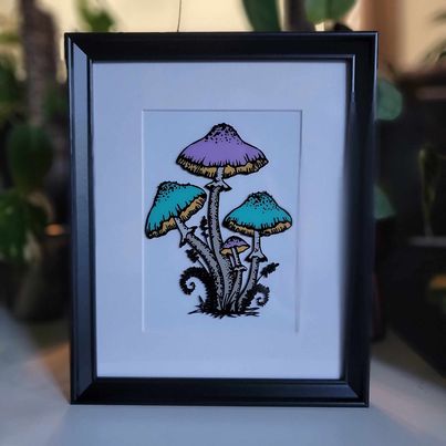 Colorful Mushrooms