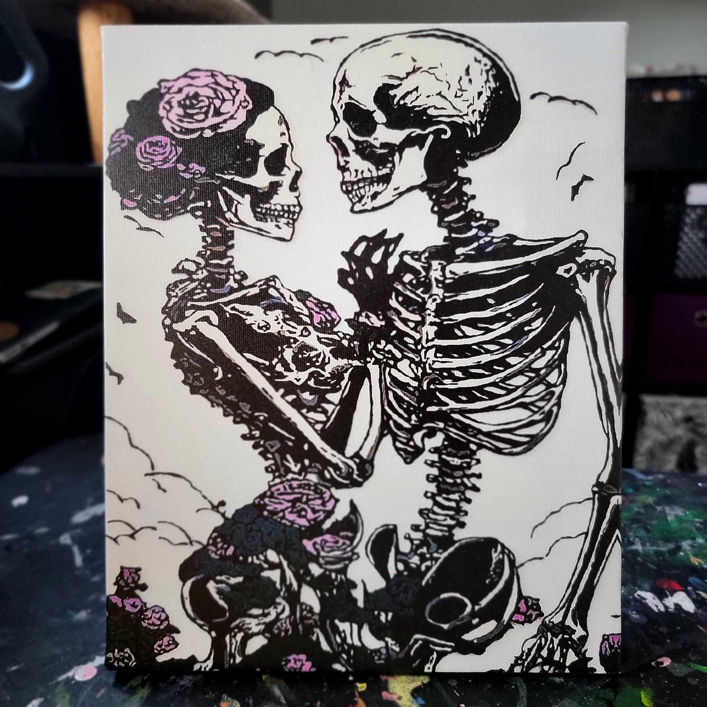 Skeleton Couple